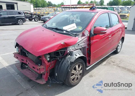 2015 Mitsubishi Mirage Es z USA, uszkodzony, nr VIN ML32A4HJ7FH045427